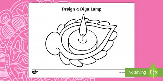 Design a Diya Lamp Activity