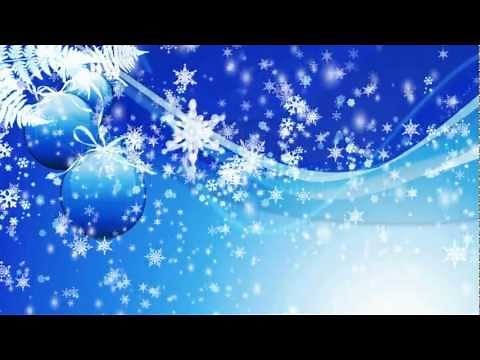 Snowflakes Falling Motion Graphic Video Loop Free Download