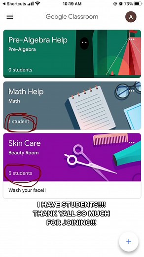 Thanks y’all so much!!! #fyp #foryou #foryoupage #googleclassroom #prealgebra #math #skincare #CrucialCatch #BeConvincing