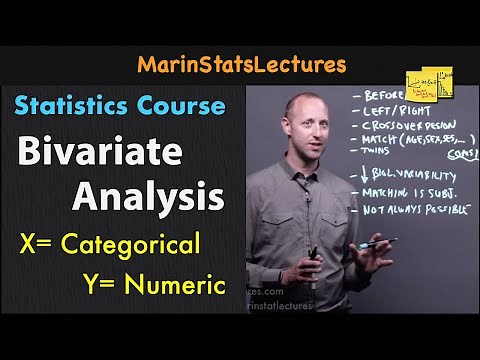 Bivariate Analysis for Categorical & Numerical | Statistics Tutorial #20 | MarinStatsLectures