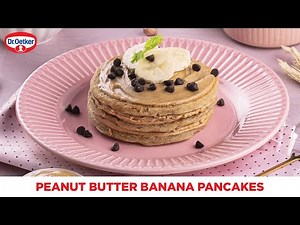 Easy Peanut Butter Pancakes Recipe | Eggless Pancakes at Home| Banana Peanut Butter Pancakes