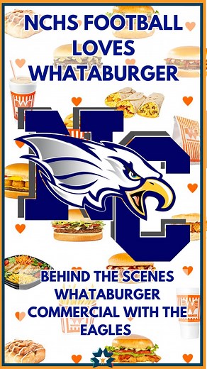 Our New Caney High School Football players worked on filming a commercial for Whataburger to be aired on our stadium jumbotron! Check out these behind-the-scenes pictures, and see if you can guess your favorite athlete's Whataburger order! #ncisd #newcaneyisd #ncisdathletics #newcaneyisdathletics #nchs_eagles #nchseaglefootball #whataburger | New Caney ISD