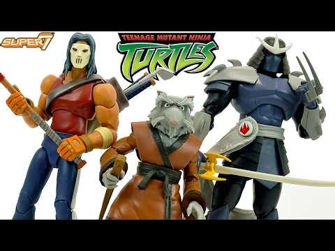 Super7 TMNT 2003 Ultimates Shredder, Splinter & Casey Jones Review!