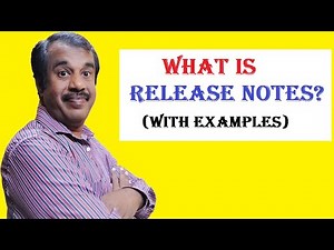 release notes with examples in software development/testing | testingshala |#shorts