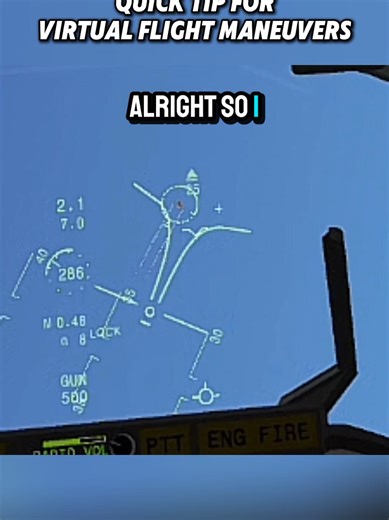 Dogfighting tip for virtual flight maneuvers #metaquest #vr #aviation