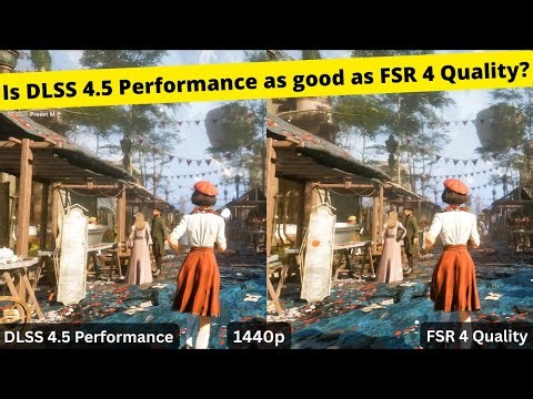 DLSS 4.5 vs FSR 4/Redstone 1440p and 4K in Clair Obscur Expedition 33