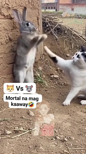 🤣🤣🤣🤣🤣🤣🤣 #rabbitvscat #catlovers #rabbit #funnyvideos #funnypets #funny #PermissionToPostAdmin #fvpシviral #fvreelsviralvideo #highlightsシ゚ | Mar Jo Rie