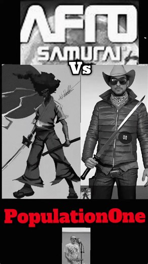 afro samurai vs cowboy #populationone #fyp #gaming #vr #pos @madam sparkle darp @Eclectic.Chaos @TheRealCanuckVR @Prof