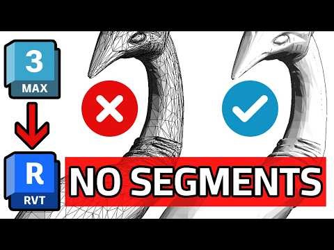 How to Import 3ds Max Models into Revit Without Segments – Clean Geometry Workflow