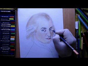 How to draw Mozart