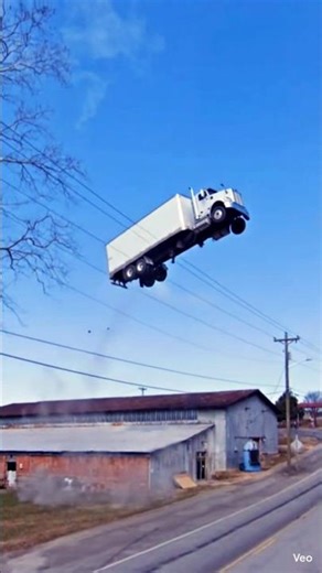 Flying Ai Tractor Trailer Animation