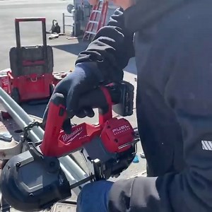Fastest Cutting. Lightest Compact Band Saw. Video Credit: @nickdaplumber | Milwaukee Tool