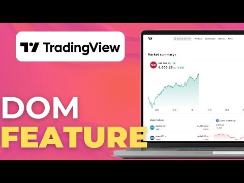 TradingView Tips How to Activate the DOM Depth of Market Feature
