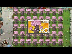 PvZ 2 Challenge - All Plants Level 100 use 1 Power Up Vs Zombie Bull Rider Level 40