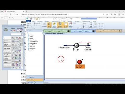 Process Modeling of a Heater and Cooler in Aspen HYSYS