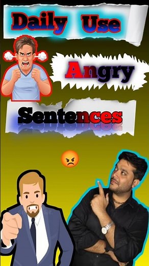 👍🏻Daily Use Angry😡🔥 Sentences 🔊🙄#shorts #practice #sentences #angry