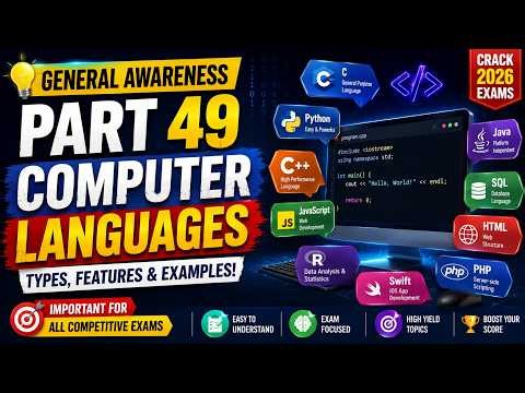 General Awareness Part 49 | Computer Languages Explained