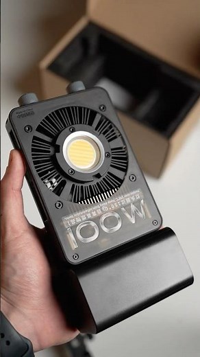 CX100 Unboxing! How bright can it get? 🌟🔦#cx100 #unboxing #filmmaking