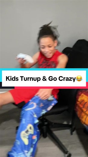 When it comes to turning up & crazy kids got it down back pack😂 #sahm #kidsoftiktok #gocrazy #turnup