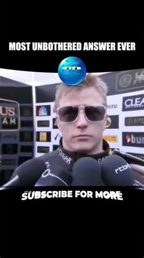 The Most Kimi Answer In F1 History 🧊😂