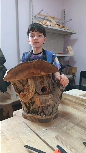 From Log to Birdhouse in Minutes.