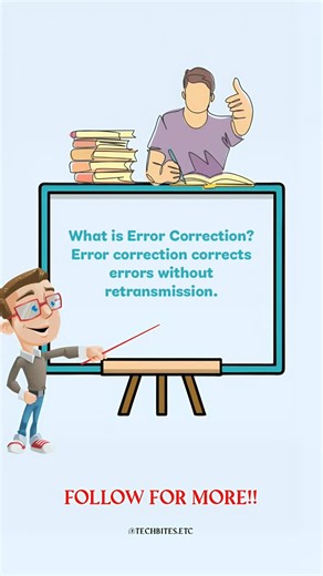 TECHBITES_ETC on Instagram: "What is Error Correction? 🛠️ | Digital Communication Basics #errorcorrection, #digitalcommunication, #communicationsystem, #communicationengineering, #electronicsengineering, telecommunication, ece, ecestudents, engineeringbasics, channelcoding, errordetection, signalprocessing, engineeringreels, educationalreels, techreels, reelsindia, ytshorts, examoriented, learnengineering what is error correction, error correction in communication system, digital communication 