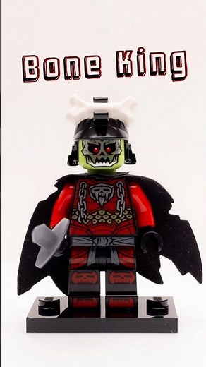 Bone King Minifigure in 10 Seconds | LEGO® Ninjago Stop Motion Speed Build
