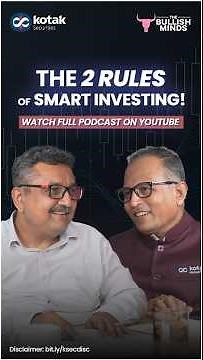 2 Rules to Build Wealth: Save Smart & Invest Right | Ashish Nanda & Nilesh Shah | Watch full podcast