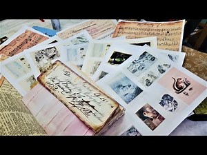 September Vintage Digital Kits! PLUS examples of how to use them in Junk Journals! The Paper Outpost