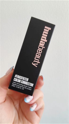 HUDA BEAUTY | FAUX FILTER COLOUR CORRECTOR 🌸🩷#hudabeauty #fauxfilter #makeup #swatch #fypシ