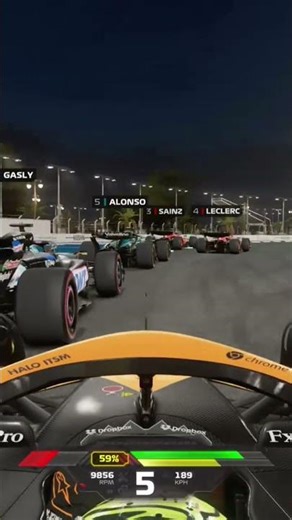F1 24 best overtakes yet #fypシ #f1shorts #shorts #gaming #landonorris lando