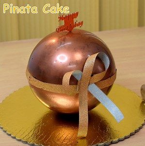 301K views · 4.6K reactions | Follow us on Instagram - https://www.instagram.com/recipeanarecipes/?hl=en Learn how to make Pinata Cake at home using silicon mould. | Recipeana | Facebook
