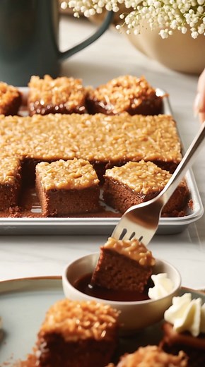 12K views · 61 reactions | German Chocolate Sheet Cake | Tasteful | Facebook