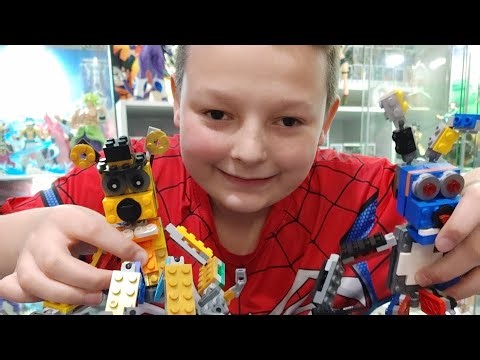 Five Nights at Freddy's Lego builds Christians Creations Lego Freddy and Bonnie and quick room tour