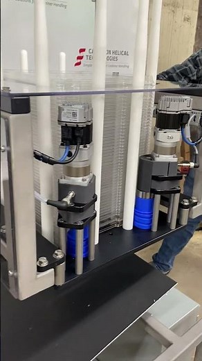 Vertical Denester Machine Demo | High-Speed Container Separation with Precision Feedscrew Tech