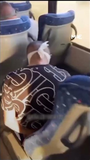 French-Israeli soldier plays a French children’s song on a bus carrying Palestinian detainees