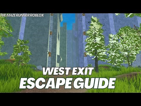 How to ESCAPE using the WEST Exit in the Maze Runner ROBLOX