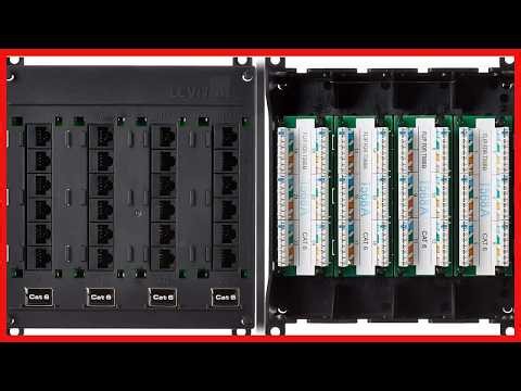 Leviton 476TM-624 Twist and Mount Patch Panel: Streamline Your Network Setup with Ease