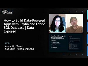 How to Build Data-Powered Apps with Rayfin and Fabric SQL Database | Data Exposed