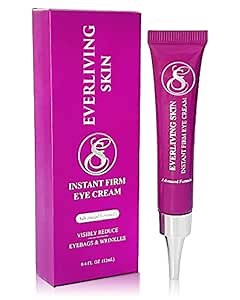 Instant Firming & Tightening Eye Cream (12 ml) – Temporarily Reduces Under-Eye Bags, Puffiness, Wrinkles & Fine Lines for a Youthful Appearance with Results Lasting 8 Hours