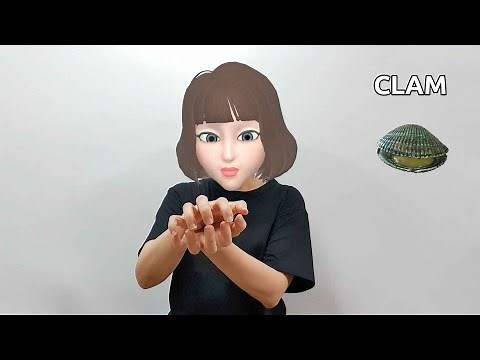 American Sign Language (ASL) Lesson: Clam