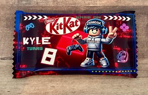 Roblox Birthday Party Favors | Personalized Kit Kat - Etsy