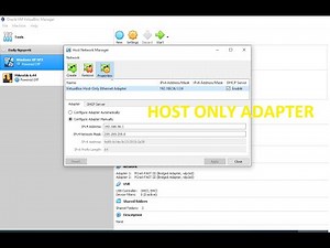 Host Only Network Pada VirtualBox dan Cara Konfigurasinya