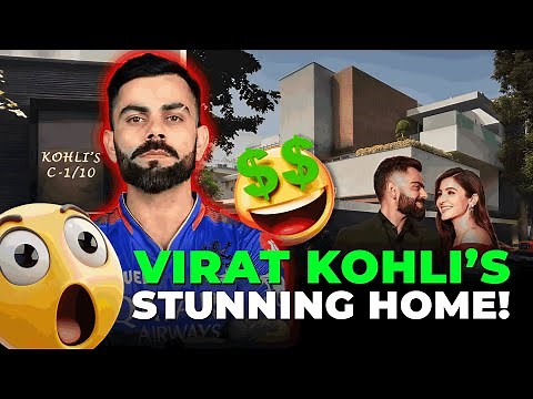 Inside Virat Kohli Mansion In DLF Phase 1 Gurugram | Virat Kohli House Tour | 10000 sq ft Bungalow