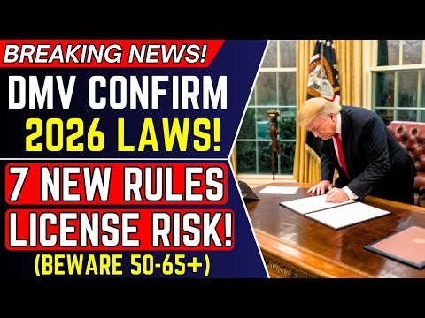 It’s Official: 7 New U.S. Driving Laws Begin January 2026 — Seniors 65+ Be Alert