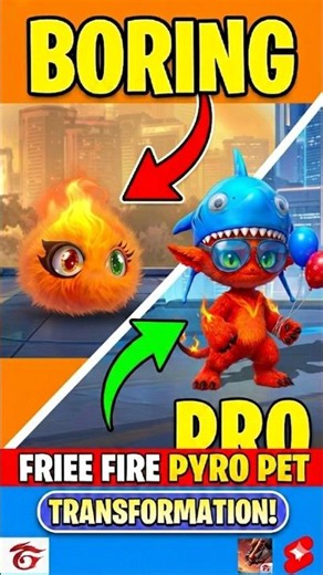 How To Customize Pyro Pet In Free Fire?🧐 #freefire #shorts #gaming #pyropet #ffshorts