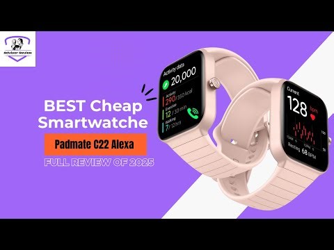 Padmate C22 Alexa Smartwatch — Smart Style on Your Wrist