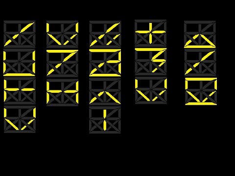 Lux Alphabet Segmented Display