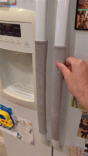 Soft refrigerator handle covers! #refrigeratorhandlecovers #handlecovers