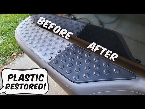 How to Restore Faded Plastic Trim the Easy Way!
